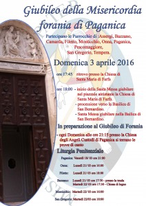 locandina giubileo forania 2